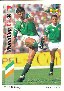 David O'Leary Republic of Ireland Upper Deck World Cup 1994 Preview Eng/Ger #180